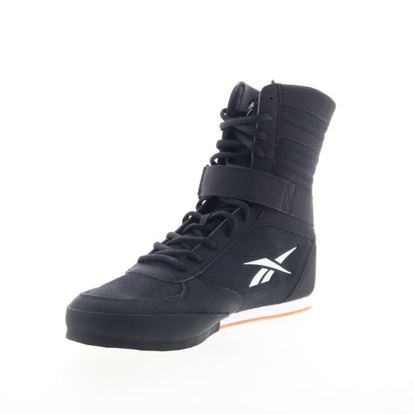 Reebok Boxing HI Mens Black Mesh Lace Up Athletic Boxing Shoes Cheap - Image 4
