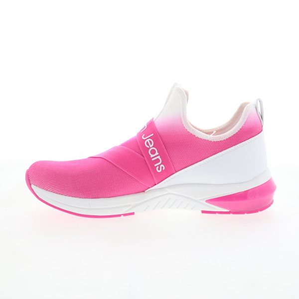 Calvin Klein Sadie2 KCSADIE2 Womens Pink Mesh Lifestyle Sneakers Shoes Online now - Image 3