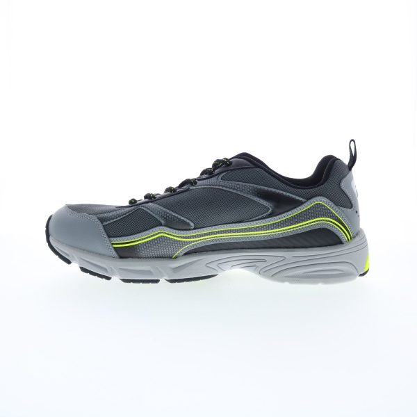 Fila Memory Stir Up 3 1RM02100-090 Mens Gray Leather Athletic Running Shoes For Sale - Image 3