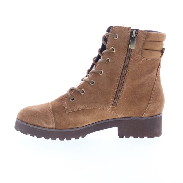 Easy Spirit Whay SEWHAY Womens Brown Suede Zipper Casual Dress Boots Sale - Image 3
