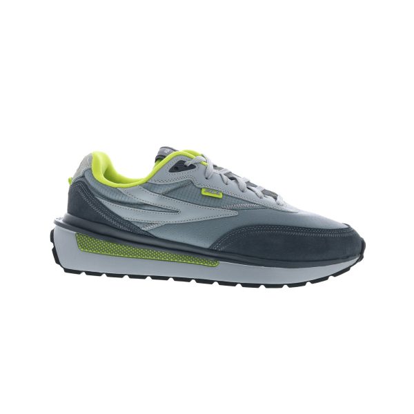 Fila Renno Premium 1RM02182-050 Mens Gray Leather Lifestyle Sneakers Shoes For Sale