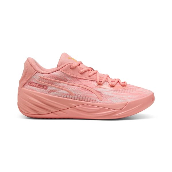Puma All-Pro Nitro Dress Code Mens Pink Leather Athletic Basketball Shoes Online Hot Sale