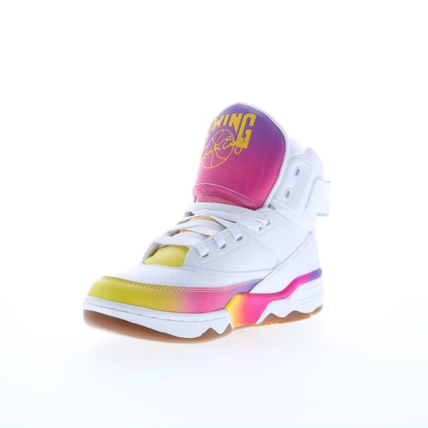 Ewing Athletics 33 HI Sunset Mens White Lifestyle Sneakers Shoes Fashion - Image 4