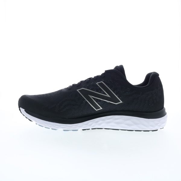 New Balance 680 XM680LB7 Mens Black Canvas Lace Up Athletic Running Shoes Cheap - Image 3