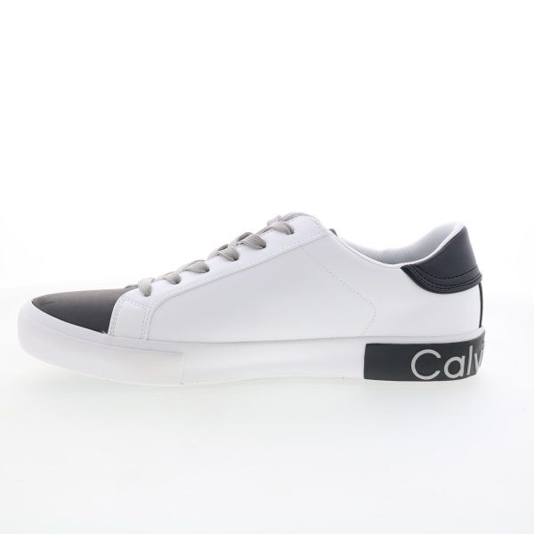 Calvin Klein Reon CMReon Mens White Synthetic Lifestyle Sneakers Shoes Online - Image 3