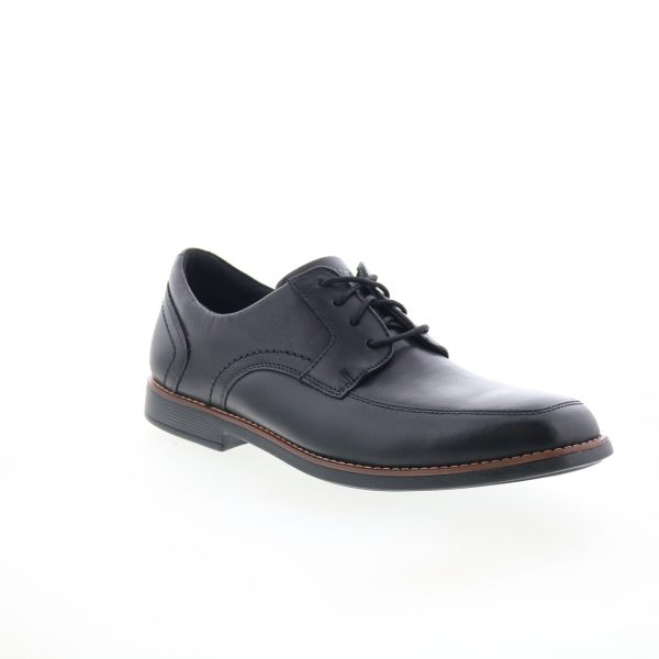 Rockport Slayter Apron Toe CH1232 Mens Black Oxfords & Lace Ups Casual Shoes on Sale - Image 2