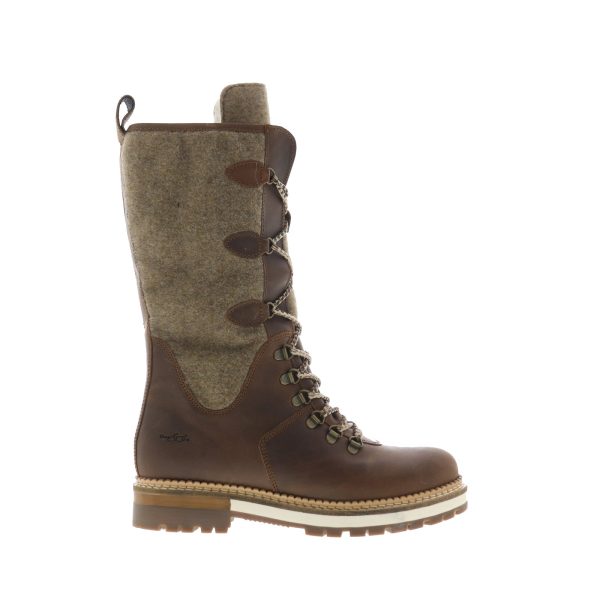 Bos. & Co. Algid Womens Brown Leather Lace Up Casual Dress Boots Hot on Sale