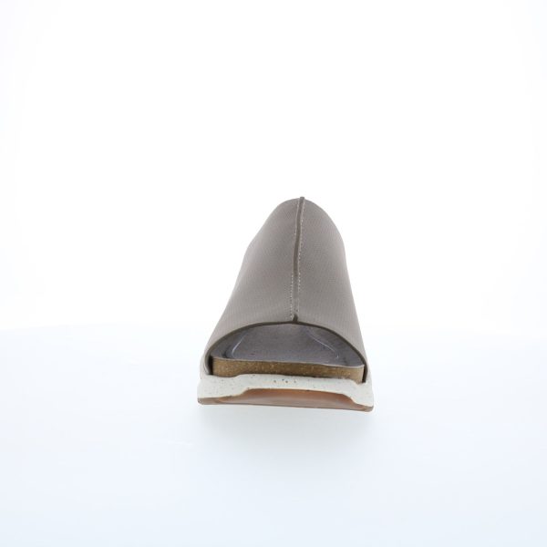 Bionica Oceana BI0025628 Womens Gray Leather Slip On Wedges Sandals Shoes Online Sale - Image 2