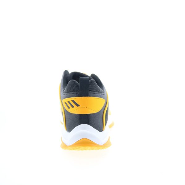 Adidas Icon 6 Turf FV9370 Mens Black Mesh Lace Up Athletic Baseball Shoes Sale - Image 4