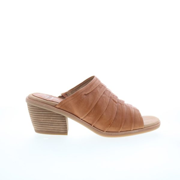 Sofft Pienza SF0043500 Womens Brown Leather Heeled Sandals Shoes on Sale