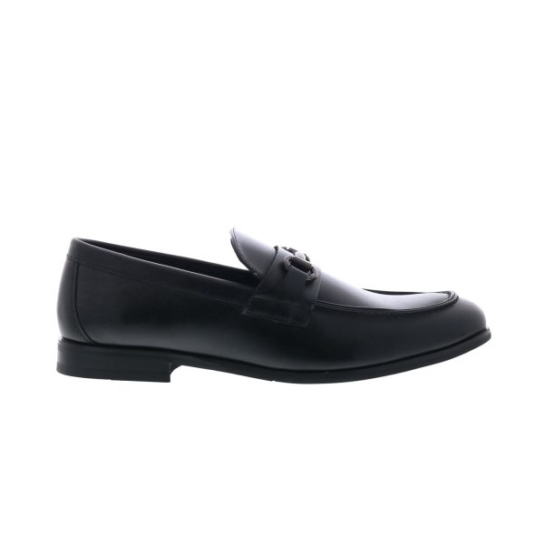 Rush By Gordon Rush Fashion Slip On Bit Mens Black Loafers & Lace Ups Shoes Cheap