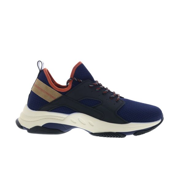 Steve Madden Isles2 ISLE02M1 Mens Blue Mesh Lace Up Lifestyle Sneakers Shoes For Sale