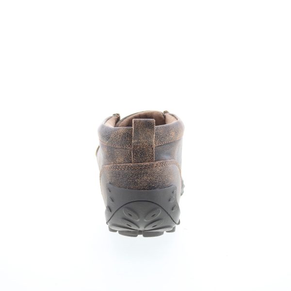 Jama Old West MB2055 Mens Brown Leather Oxfords & Lace Ups Casual Shoes Online now - Image 4