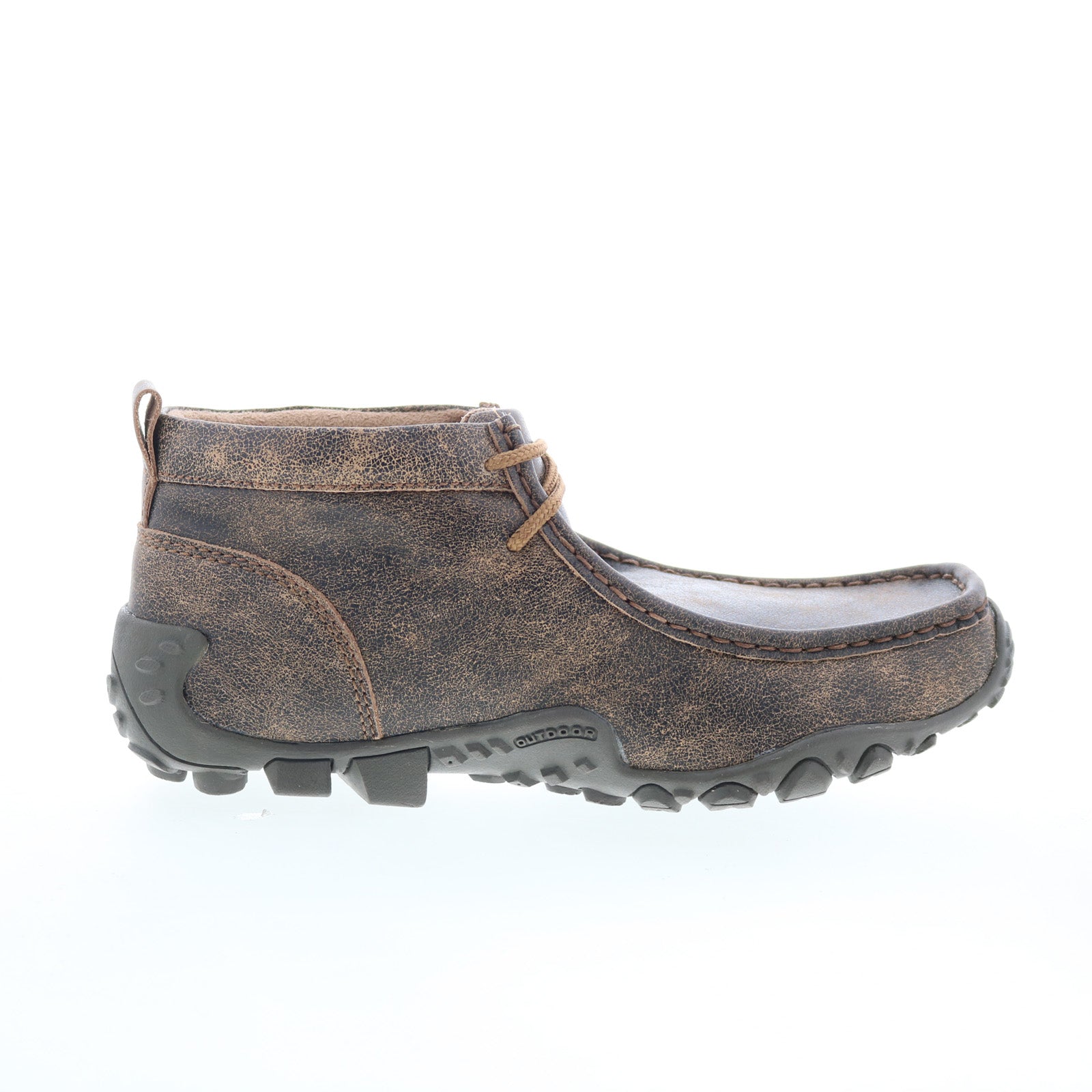 Jama Old West MB2055 Mens Brown Leather Oxfords & Lace Ups Casual Shoes Online now
