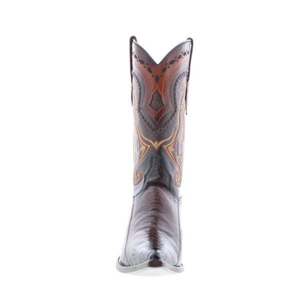 Los Altos 3X Toe Ostrich 9530316 Mens Brown Wide Cowboy Western Boots Supply - Image 3