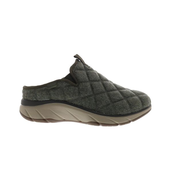 Bionica Akina BI0022406 Womens Green Canvas Slip On Clog Flats Shoes Sale