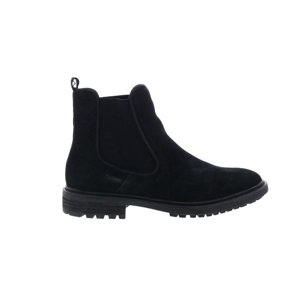 Sofft Leah SF0037021 Womens Black Suede Slip On Chelsea Boots Sale