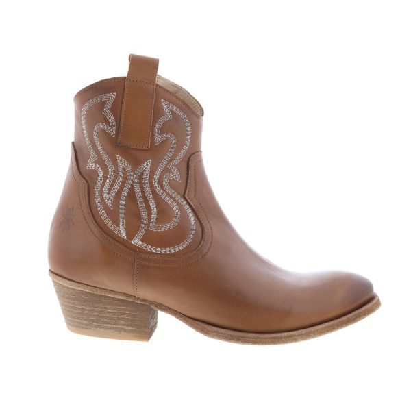 Fly London Wami WAMI092FLY-003 Womens Brown Leather Ankle & Booties Boots Hot on Sale