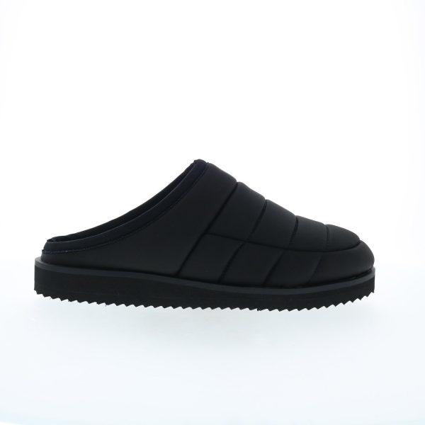 Steve Madden Slide SLID02M1 Mens Black Canvas Slip On Mules Slippers Shoes Hot on Sale