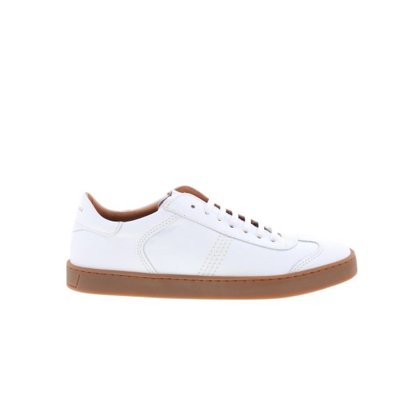 Bruno Magli Bono BM3BONG0 Mens White Leather Lifestyle Sneakers Shoes Hot on Sale