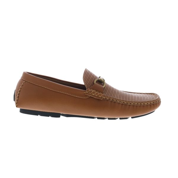 Steve Madden M-Dawnn Mens Brown Synthetic Loafers & Slip Ons Moccasin Shoes Discount