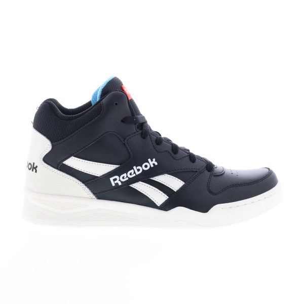 Reebok Royal BB 4500 High 2 Mens Black Leather Lifestyle Sneakers Shoes Online