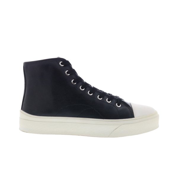 Steve Madden Tywin TYWI01M1 Mens Black Leather Lifestyle Sneakers Shoes Online Sale