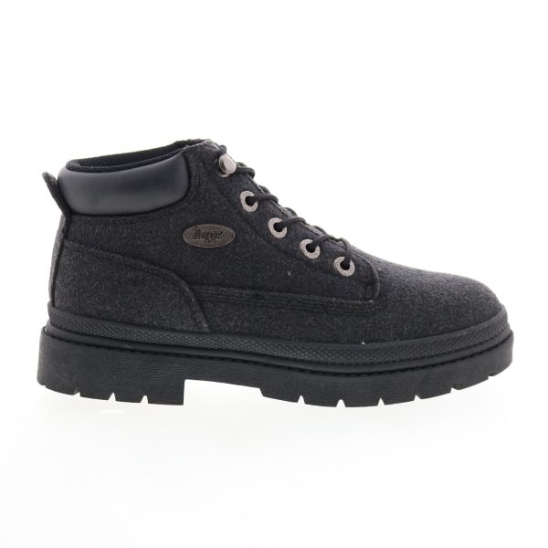 Lugz Drifter Peacoat WDRPT-001 Womens Black Suede Lace Up Chukkas Boots Online Sale
