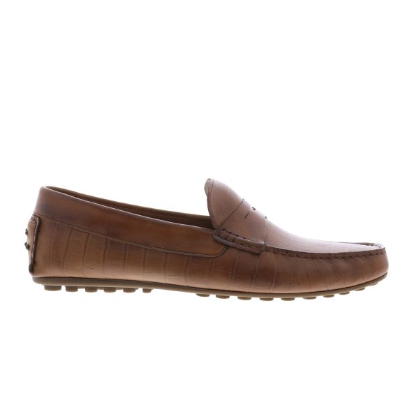 Steve Madden Yorkk YORK01M1 Mens Brown Loafers & Slip Ons Moccasin Shoes Sale