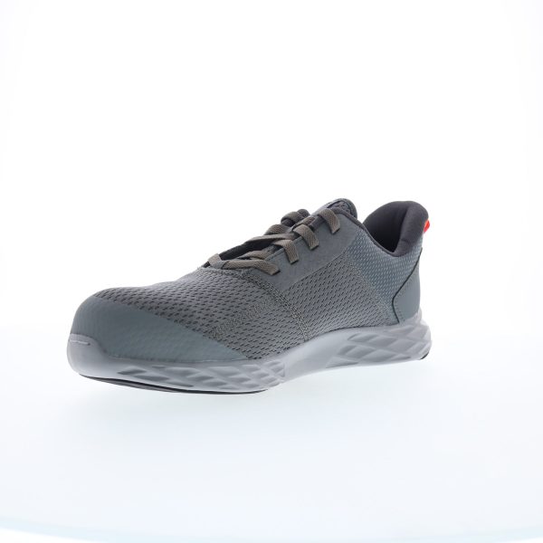 Reebok Work Astroride Strike RB4671 Mens Gray Wide Athletic Work Shoes on Sale - Image 4