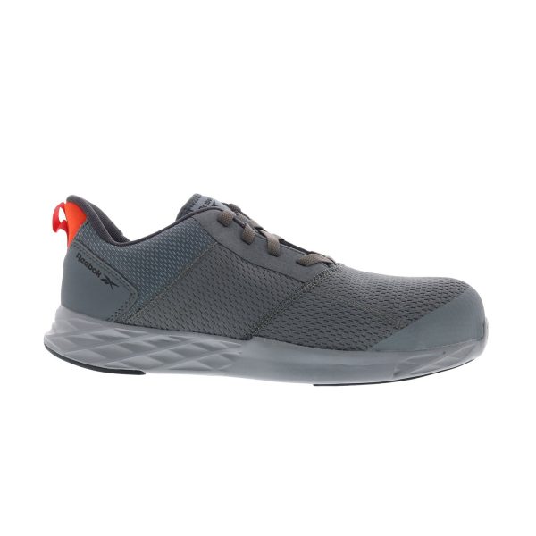 Reebok Work Astroride Strike RB4671 Mens Gray Wide Athletic Work Shoes on Sale