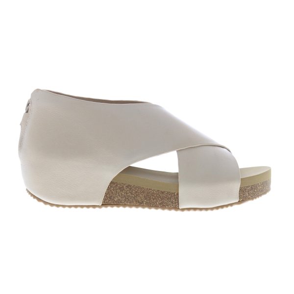 Volatile Alton PV135 Womens Beige Leather Zipper Strap Sandals Shoes Supply