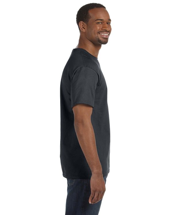 Jerzees Heavyweight 50 50 T-Shirt | Charcoal Grey For Sale - Image 3