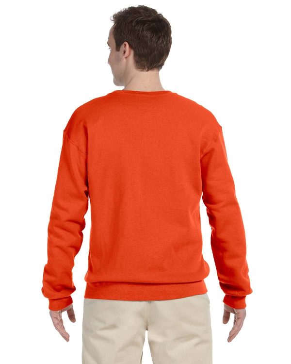 Jerzees 50 50 Crewneck Sweatshirt | Burnt Orange Hot on Sale - Image 2