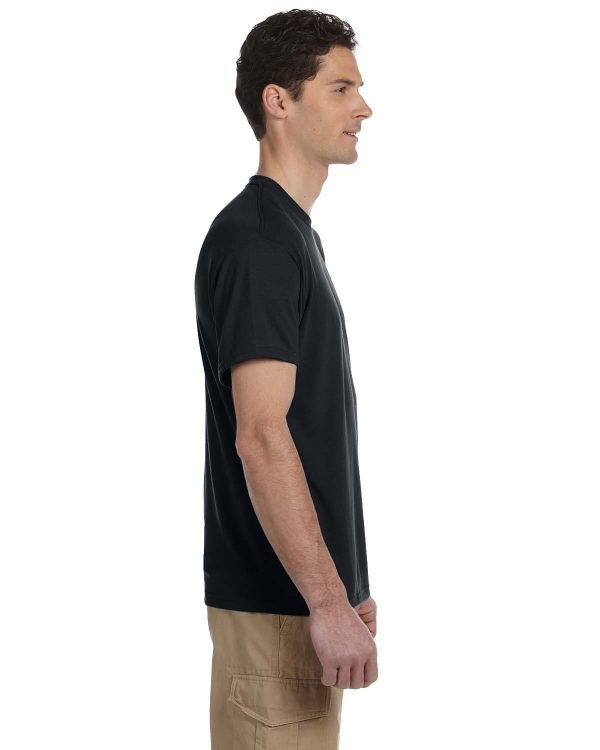 Jerzees 100% Polyester Crewneck T-Shirt | Black For Discount - Image 3