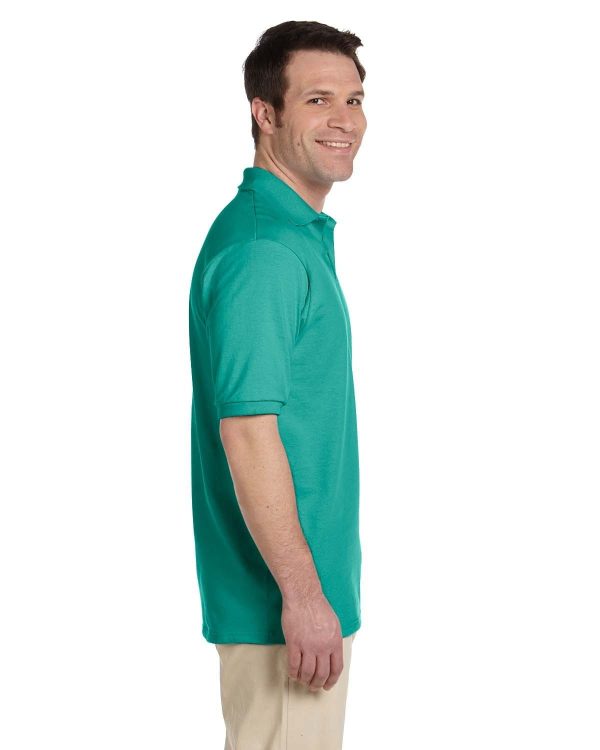 Jerzees 50 50 Jersey Knit Polo Shirt | Jade Online Sale - Image 3