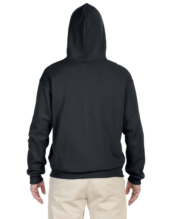 Jerzees 50 50 Hooded Sweatshirt | Charcoal Grey Online Sale - Image 2