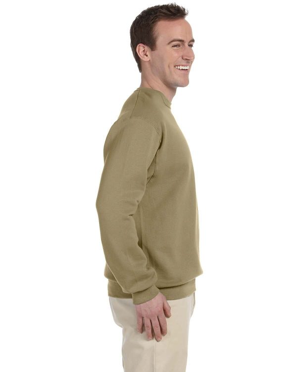 Jerzees 50 50 Crewneck Sweatshirt | Khaki Online Sale - Image 3
