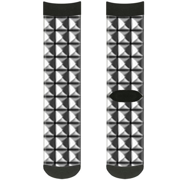 Sock Pair - Polyester - Printed Studs - CREW Online